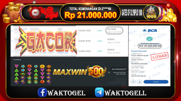 BUKTI PEMBAYARAN SLOT WAKTOGEL