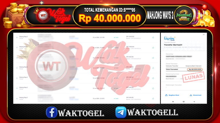 BUKTI PEMBAYARAN SLOT WAKTOGEL