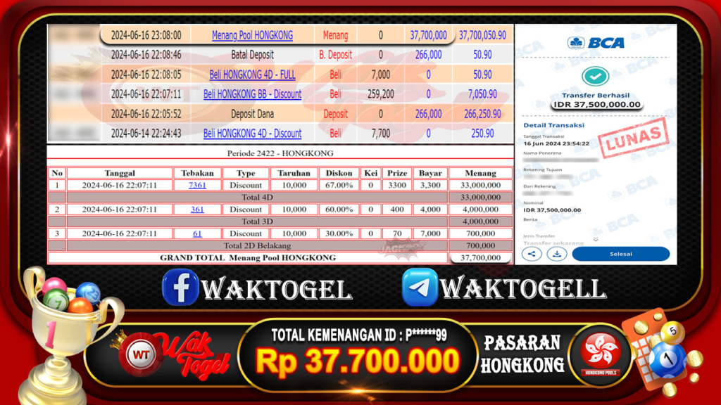 BUKTI PEMBAYARAN HONGKONG WAKTOGEL