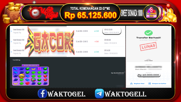 BUKTI PEMBAYARAN SLOT WAKTOGEL