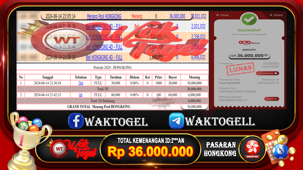 BUKTI PEMBAYARAN HONGKONG WAKTOGEL