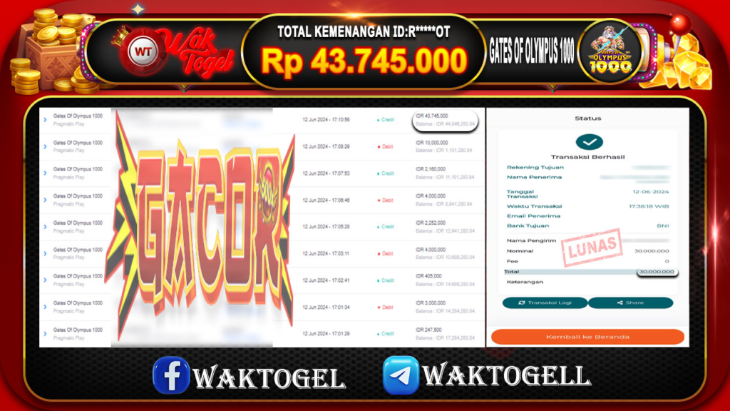 BUKTI PEMBAYARAN SLOT WAKTOGEL