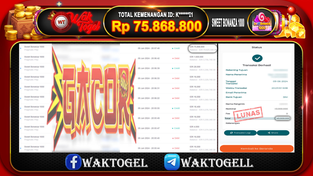 BUKTI PEMBAYARAN SLOT WAKTOGEL