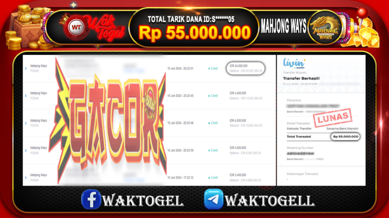 BUKTI PEMBAYARAN SLOT WAKTOGEL