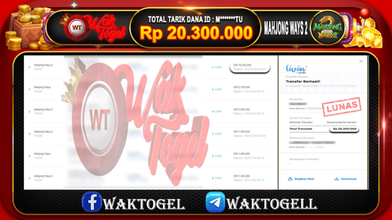 BUKTI PEMBAYARAN SLOT WAKTOGEL