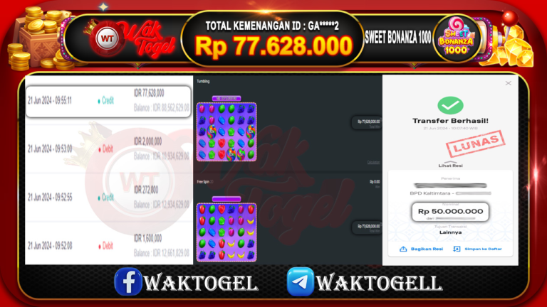 BUKTI PEMBAYARAN SLOT WAKTOGEL