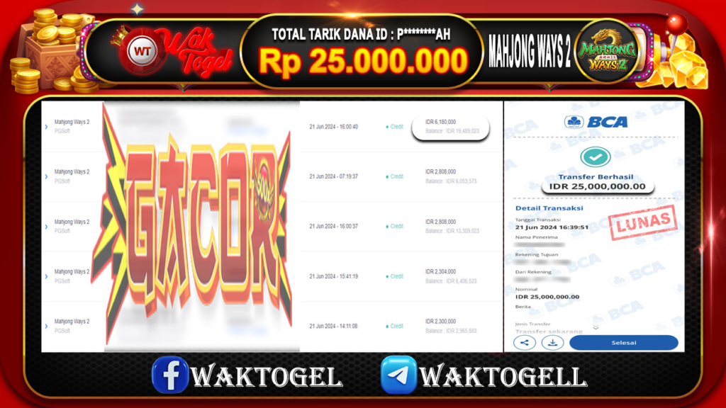 BUKTI PEMBAYARAN SLOT WAKTOGEL