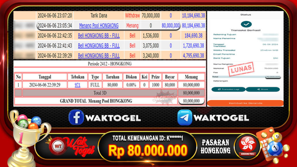 BUKTI PEMBAYARAN HONGKONG WAKTOGEL