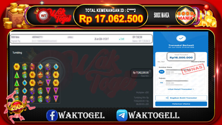 BUKTI PEMBAYARAN SLOT WAKTOGEL