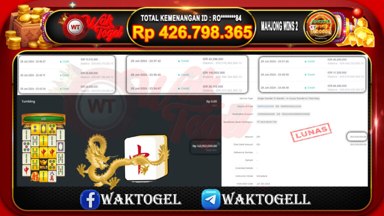 BUKTI PEMBAYARAN SLOT WAKTOGEL