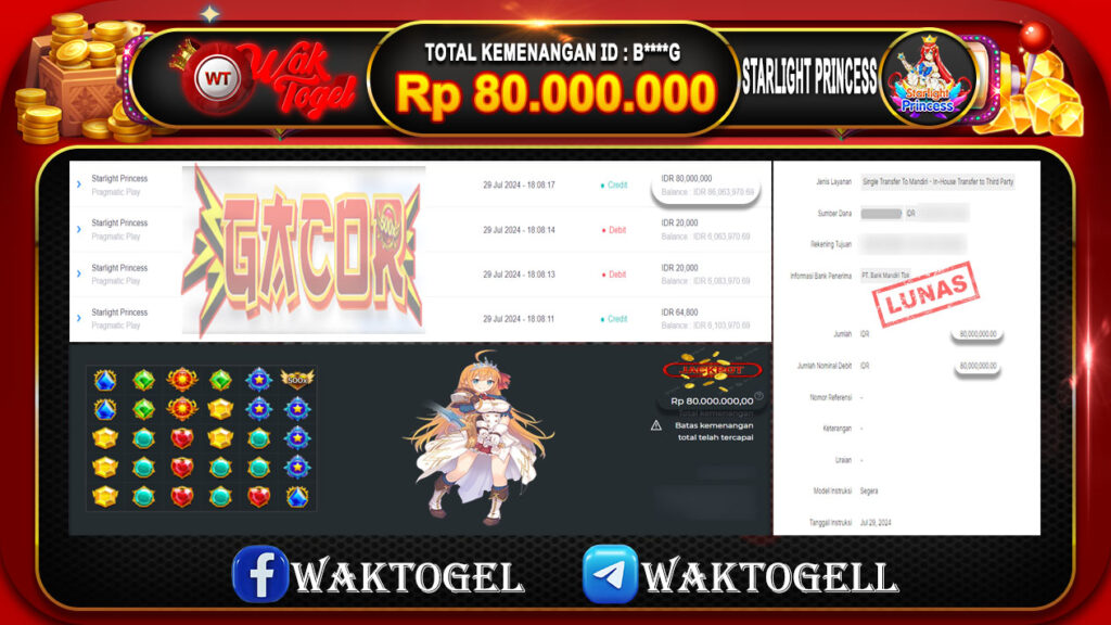 BUKTI PEMBAYARAN SLOT WAKTOGEL