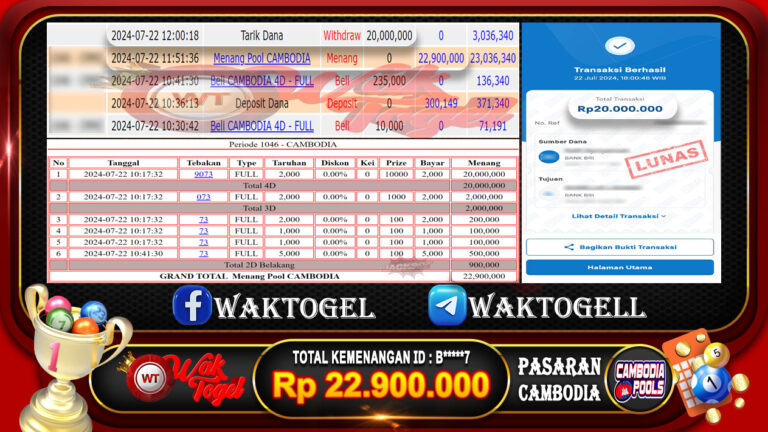 BUKTI PEMBAYARAN CAMBODIA WAKTOGEL