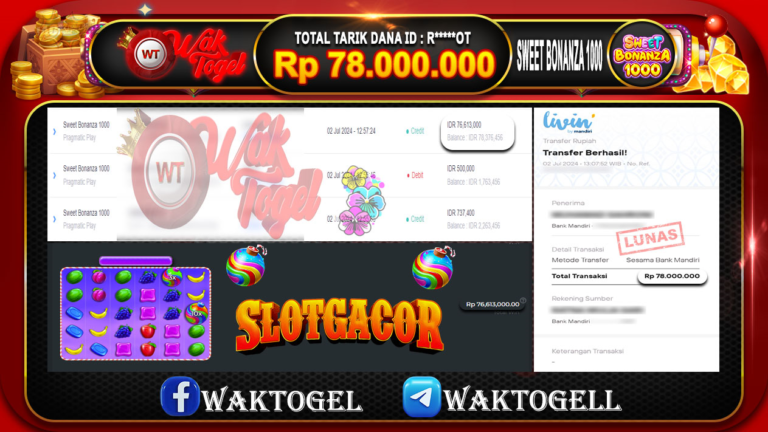 BUKTI PEMBAYARAN SLOT WAKTOGEL