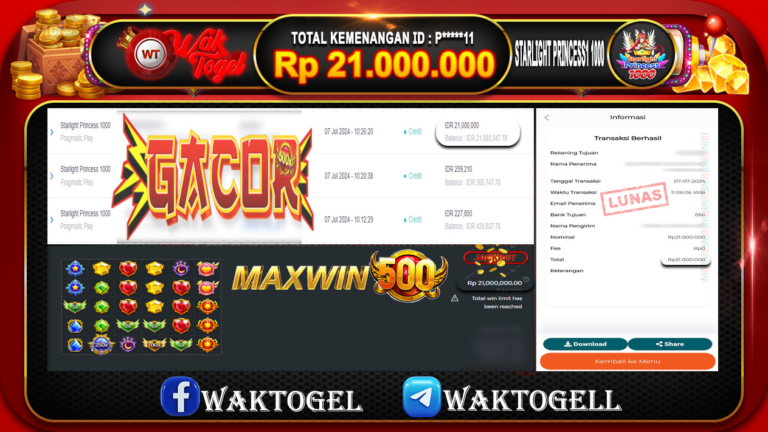 BUKTI PEMBAYARAN SLOT WAKTOGEL