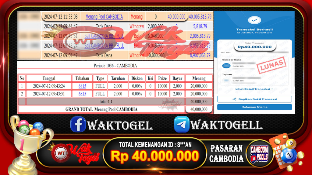 BUKTI PEMBAYARAN CAMBODIA WAKTOGEL