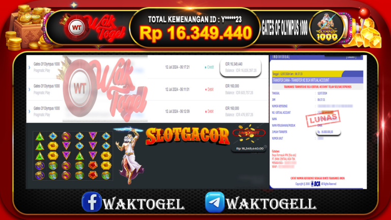 BUKTI PEMBAYARAN SLOT WAKTOGEL