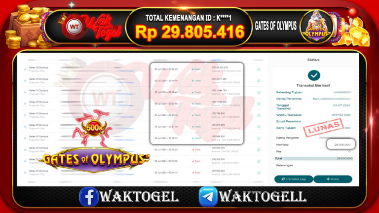 BUKTI PEMBAYARAN SLOT WAKTOGEL