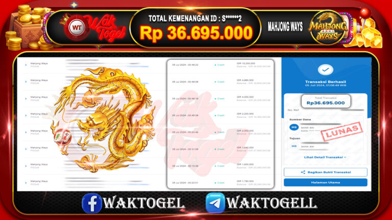 BUKTI PEMBAYARAN SLOT WAKTOGEL