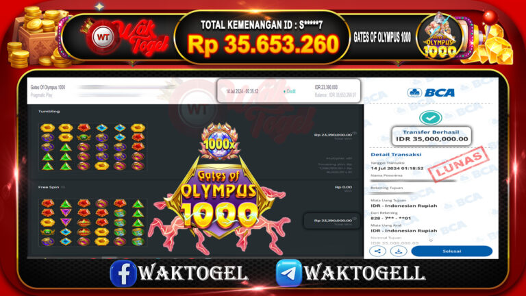 BUKTI PEMBAYARAN SLOT WAKTOGEL