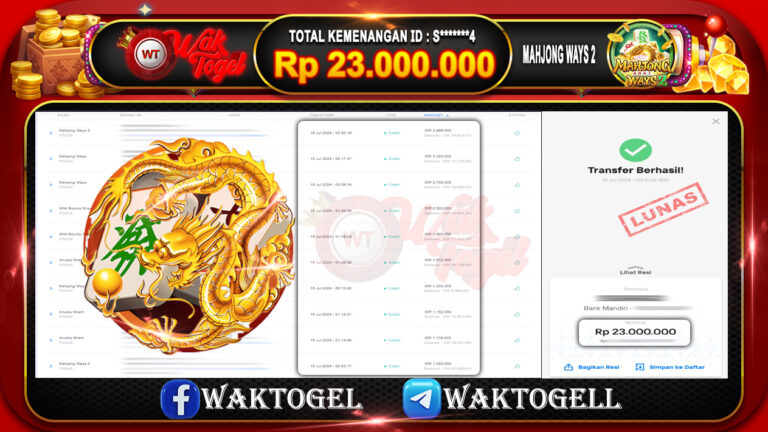 BUKTI PEMBAYARAN SLOT WAKTOGEL