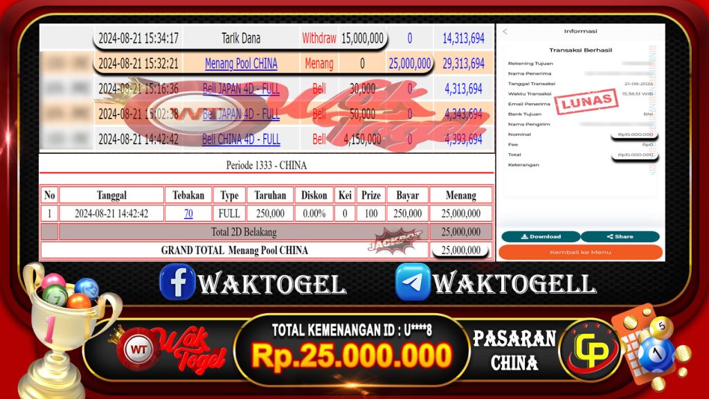 BUKTI PEMBAYARAN CHINA WAKTOGEL