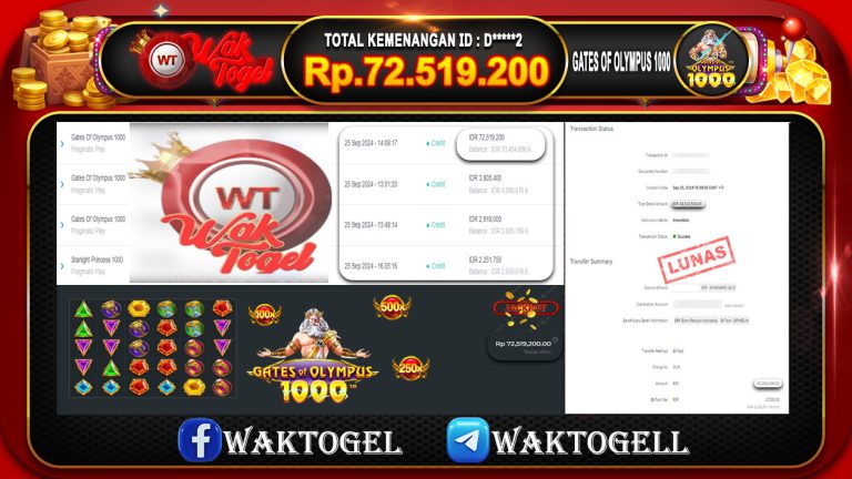 BUKTI PEMBAYARAN SLOT WAKTOGEL