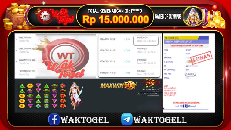 BUKTI PEMBAYARAN SLOT WAKTOGEL