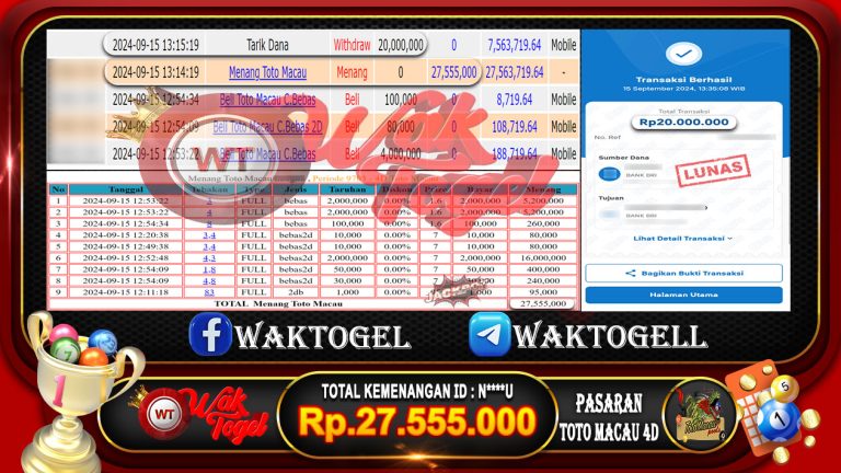 BUKTI PEMBAYARAN TOTO MACAU 4D WAKTOGEL