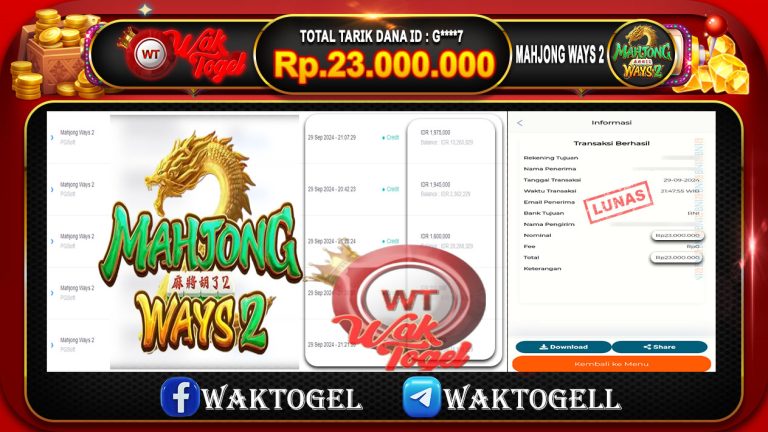 BUKTI PEMBAYARAN SLOT WAKTOGEL