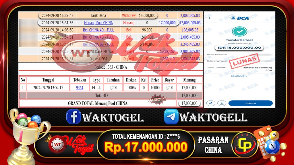 BUKTI PEMBAYARAN CHINA WAKTOGEL