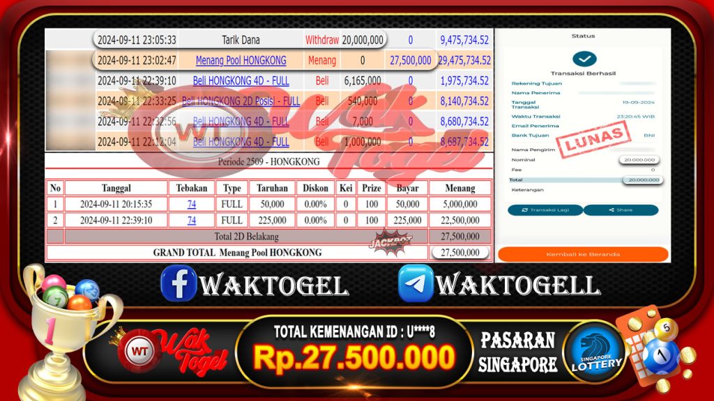 BUKTI PEMBAYARAN SINGAPORE WAKTOGEL