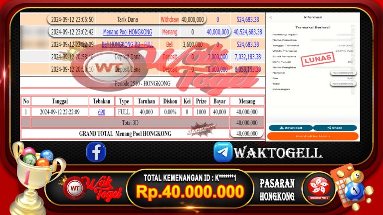 BUKTI PEMBAYARAN HONGKONG WAKTOGEL