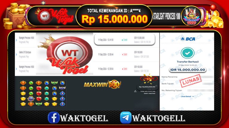 BUKTI PEMBAYARAN SLOT WAKTOGEL