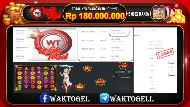 BUKTI PEMBAYARAN SLOT WAKTOGEL