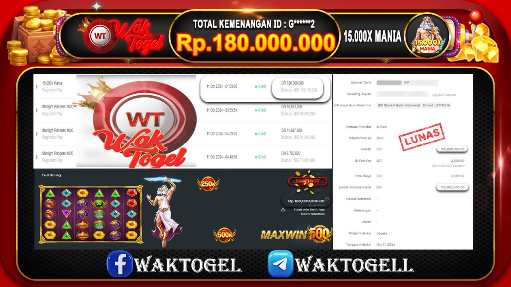 BUKTI PEMBAYARAN SLOT WAKTOGEL