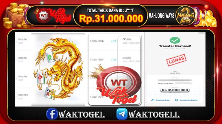 BUKTI PEMBAYARAN SLOT WAKTOGEL