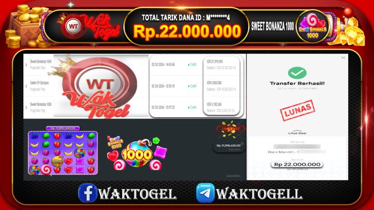 BUKTI PEMBAYARAN SLOT WAKTOGEL