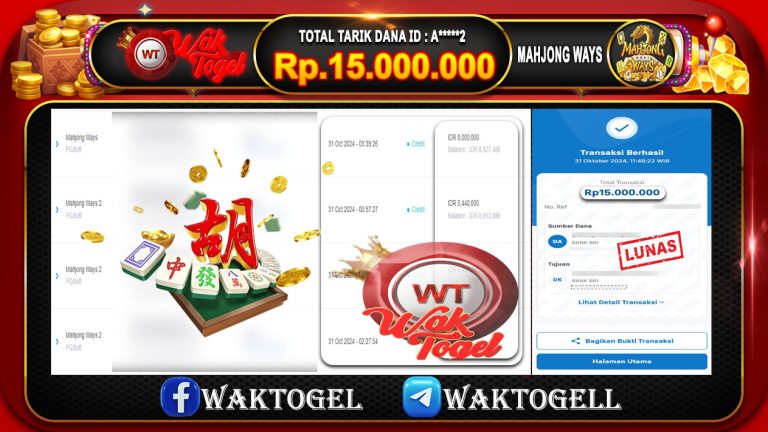 BUKTI PEMBAYARAN SLOT WAKTOGEL