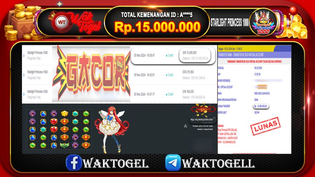 BUKTI PEMBAYARAN SLOT WAKTOGEL