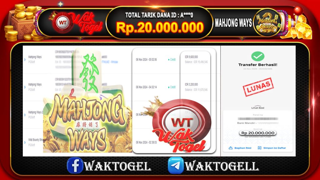 BUKTI PEMBAYARAN SLOT WAKTOGEL