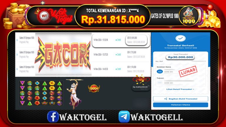 BUKTI PEMBAYARAN SLOT WAKTOGEL