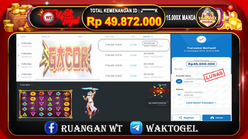 BUKTI PEMBAYARAN SLOT WAKTOGEL