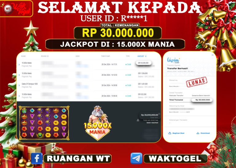 BUKTI PEMBAYARAN SLOT WAKTOGEL