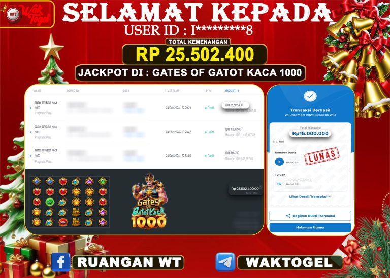 BUKTI PEMBAYARAN SLOT WAKTOGEL