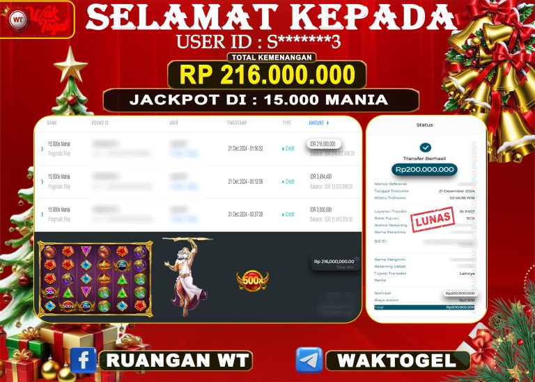 BUKTI PEMBAYARAN SLOT WAKTOGEL