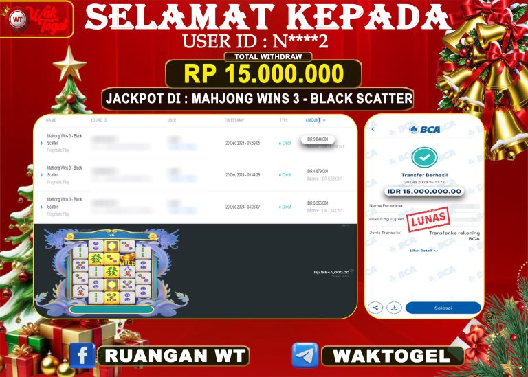 BUKTI PEMBAYARAN SLOT WAKTOGEL