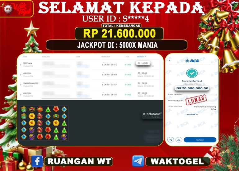 BUKTI PEMBAYARAN SLOT WAKTOGEL