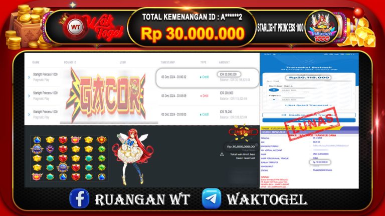 BUKTI PEMBAYARAN SLOT WAKTOGEL