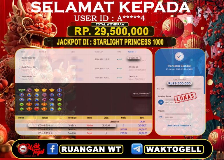 BUKTI PEMBAYARAN SLOT WAKTOGEL