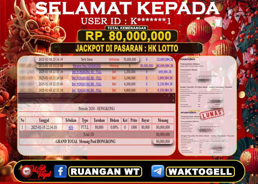 BUKTI PEMBAYARAN HONGKONG LOTTO WAKTOGEL